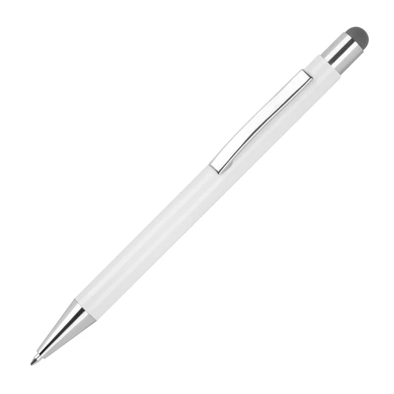 Kugelschreiber aus Aluminium mit gummierter Oberfläche JEAN