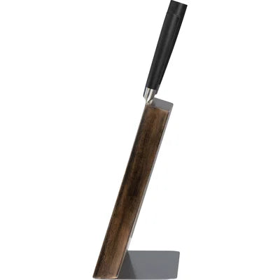 Messerblock aus Holz mit 5 verschiedenen Messern VALERIO