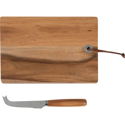 Holzbrett mit Käsemesser IGNAZIO