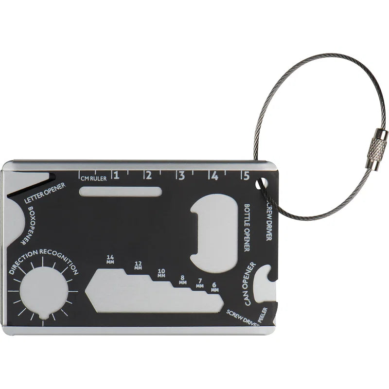 Survival Kofferanhänger aus Aluminium BENNO