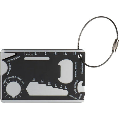 Survival Kofferanhänger aus Aluminium BENNO