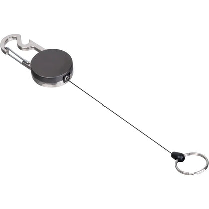 Ausziehbarer Schlüsselanhänger mit Karabiner aus Metall PEGGY